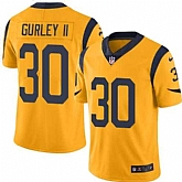 Nike Men & Women & Youth Rams 30 Todd Gurley II Yellow Limited Color Rush Jersey,baseball caps,new era cap wholesale,wholesale hats